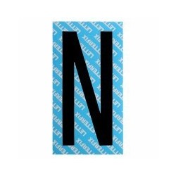 LETTERA ADESIVA NERA SERIE T N LETTERFIX