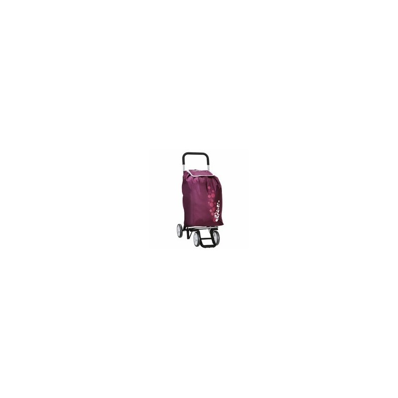 CARRELLO SPESA TWIN BORDEAUX l 56 41x53 h 92 GIMI