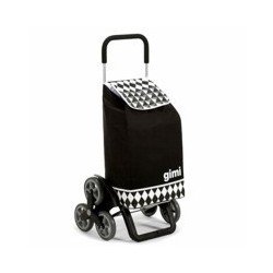 CARRELLO SPESA OPTICAL NERO l 56 51x41 h 102 GIMI