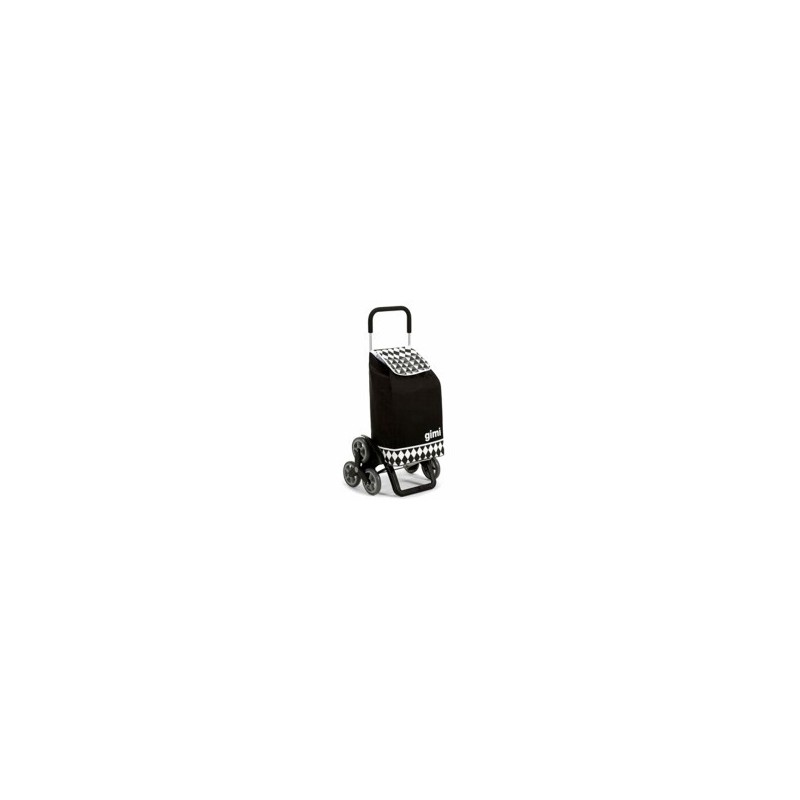 CARRELLO SPESA OPTICAL NERO l 56 51x41 h 102 GIMI