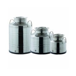 FUSTO ALIMENTI SALDATO BASSO INOX 18/10 l 30B 4F