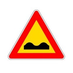 CARTELLO STRADALE STRADA DEFORMATA 3G