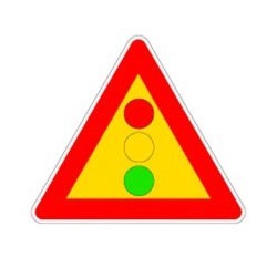 CARTELLO STRADALE SEMAFORO TEMPORANEO 3G