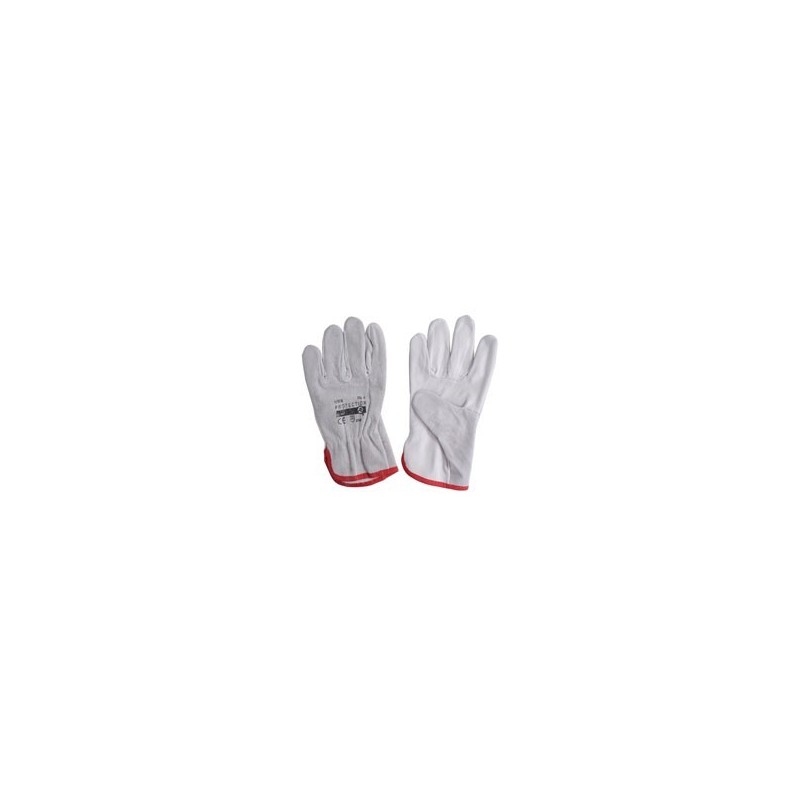 GUANTI TUTTOFIORE DORSO CROSTA BIANCHI 8 GUANTI TUTTOFIORE DORSO CROSTA BIANCHI 8