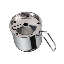 BOLLILATTE ACCIAIO M/INOX cm 12 DUNE METALSOMMA