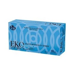 GUANTI NITRILE EKO ZERO POWDER FREE Pz.100 L