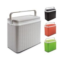 FRIGO TERMICO COOLBOX RATTAN BIANCO l 24 ADRIATIC