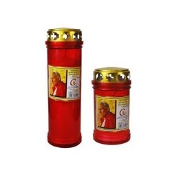 CERO VOTIVO LUCE ETERNA ROSSO T50 PARAPIOGGIA