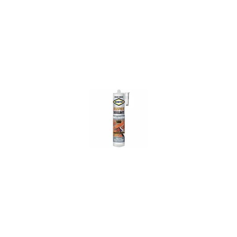 SILICONE SUPER SIGILLANTE CEMENTO ml 500 BOSTIK SILICONE SUPER SIGILLANTE CEMENTO ml 500 BOSTIK