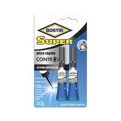 ADESIVO SUPER CONTROL UNIVERSALE g 3 Pz.2 BOSTIK