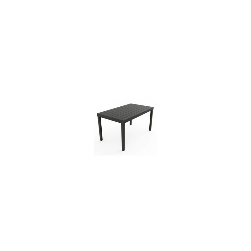 TABLE RÉSINE SUMATRA ANTHRACITE 138x80 PROGARDEN