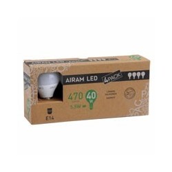 LAMPADA LED SFERA E14 W 5.5 2700^K Cf.Pz.4 AIRAM