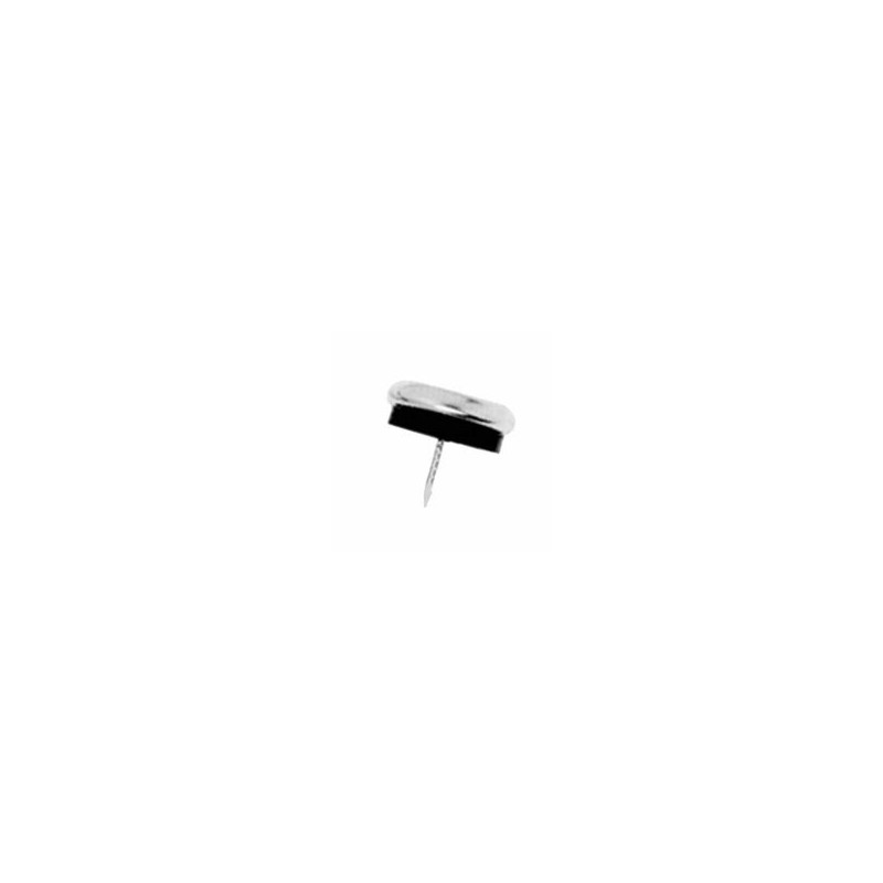 SOTTOPIEDE NICHELATO C/CHIODO mm 23 SOTTOPIEDE NICHELATO C/CHIODO mm 23