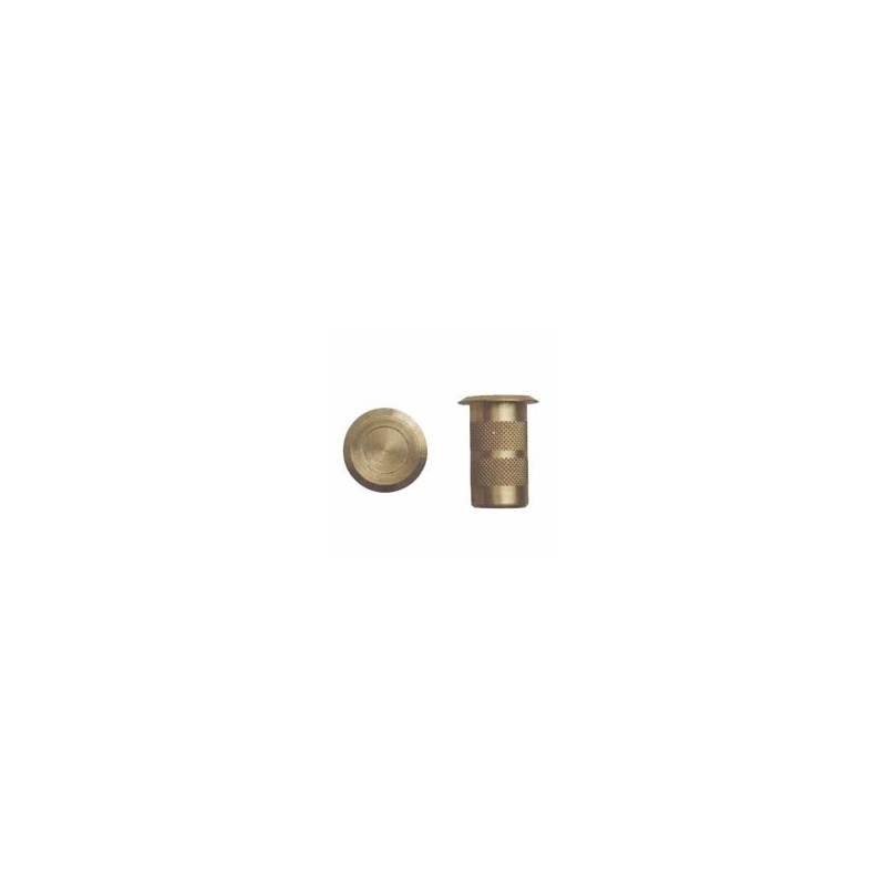 POZZETTO CATENACCI MURARE OTTONE CON MOLLA mm 16 POZZETTO CATENACCI MURARE OTTONE CON MOLLA mm 16