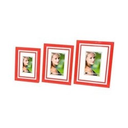 PORTAFOTO ROSSO Set Pz.3