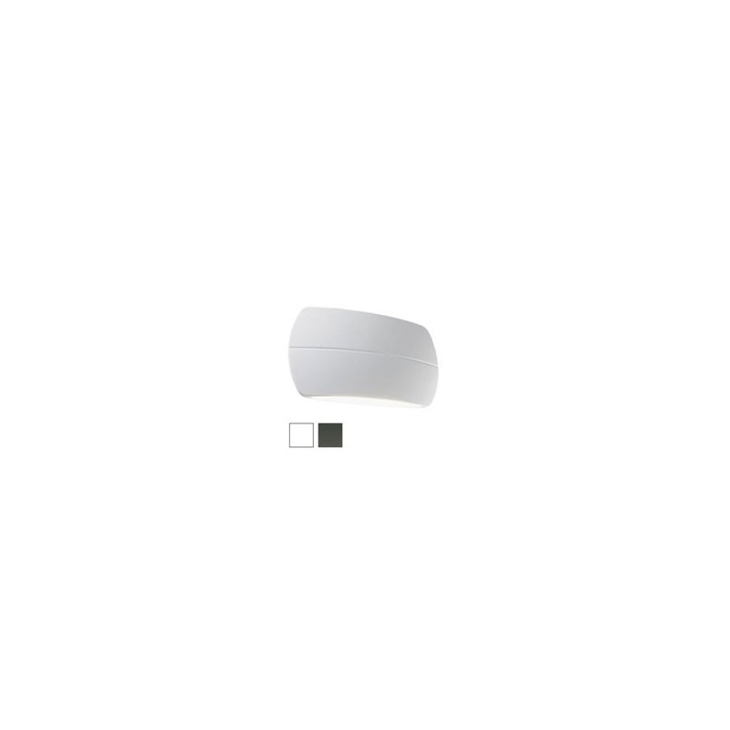 PLAFONIERA LED ALLUMINIO OVALE PILLOW cm 20 bianca PLAFONIERA LED ALLUMINIO OVALE PILLOW cm 20 bianca