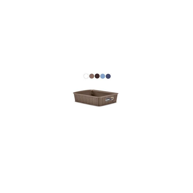 CESTINO ELEGANCE M cm 25x19 h 6 bianco CESTINO ELEGANCE M cm 25x19 h 6 bianco