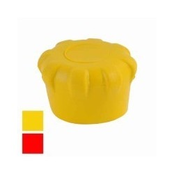 TAPPO PROTEZIONE TUBI PONTEGGI giallo mm 48 Pz.10