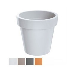 VASO LOFLY TONDO cm 13 h 12 bianco