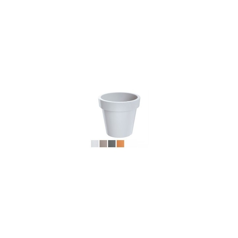 VASO LOFLY TONDO cm 13 h 12 bianco