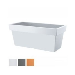 VASO LOFLY CASE RETTANGOLARE cm 38x18 h 16 bianco