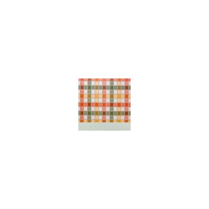 TOVAGLIATO SOFT QUADRETTO TILE ARANCIO - D3838 h 140 TOVAGLIATO SOFT QUADRETTO TILE ARANCIO - D3838 h 140