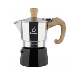 CAFFETTIERA MISS MOKA WOODY tazze 1