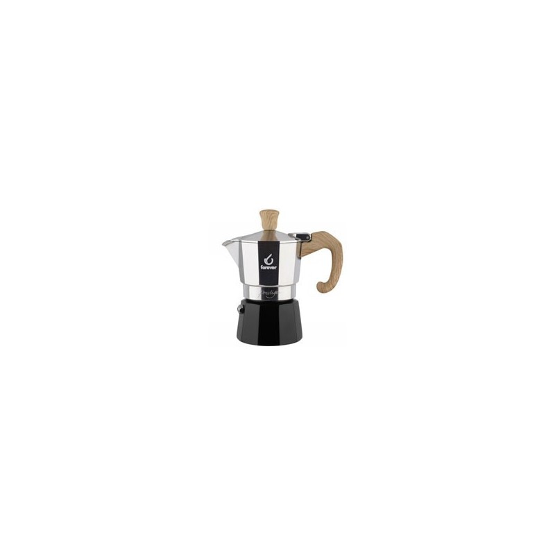 CAFFETTIERA MISS MOKA WOODY tazze 1