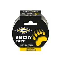 NASTRO ADESIVO GRIZZLY TAPE mm 50 m 10 grigio