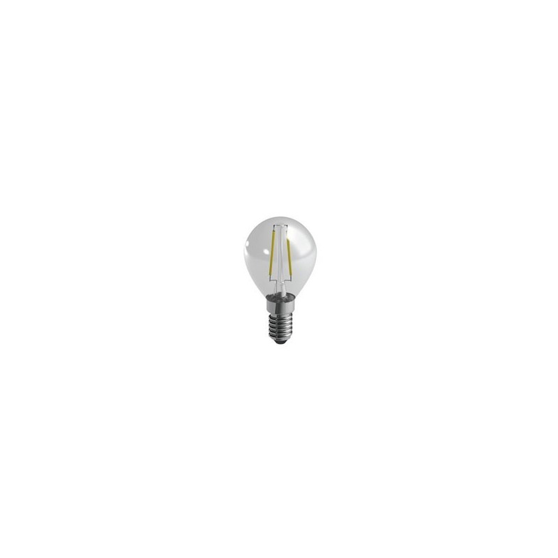 LAMPADA LED SFERA FILO 2700^K E14 watt 4,0 Lm 450