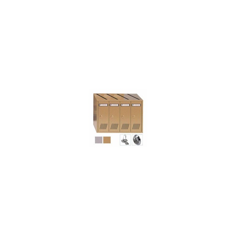 CASELLARIO VERT 4P ACC BRONZATO 31-704 SILMEC CASELLARIO VERT 4P ACC BRONZATO 31-704 SILMEC