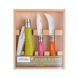 SET COUTEAUX VIROBLOC JARDINIER Pcs.3 OPINEL