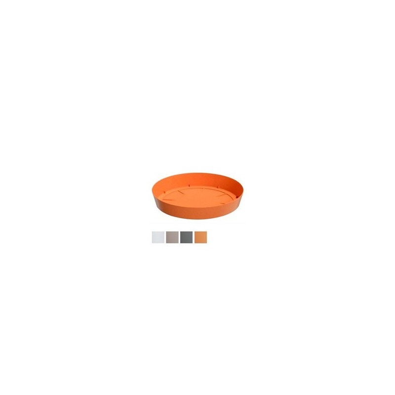 SOUCUPE LOFLY RONDE cm 19 h 3,1 gris