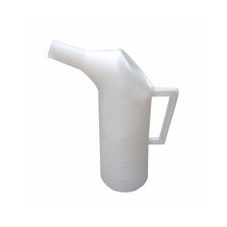 VERRE DOSEUR PLASTIQUE HUILE GRADUÉE 	l 0,5