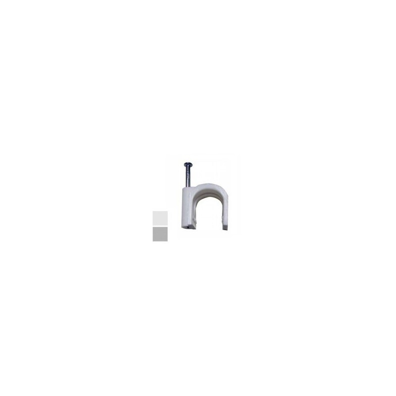 FISSACAVO PLASTICA mm 19/20 bianco FISSACAVO PLASTICA mm 19/20 bianco
