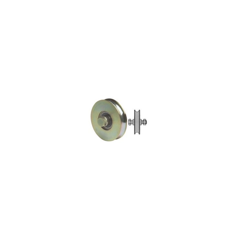 RUOTA CANCELLI GOLA U 310 mm 100 RUOTA CANCELLI GOLA U 310 mm 100
