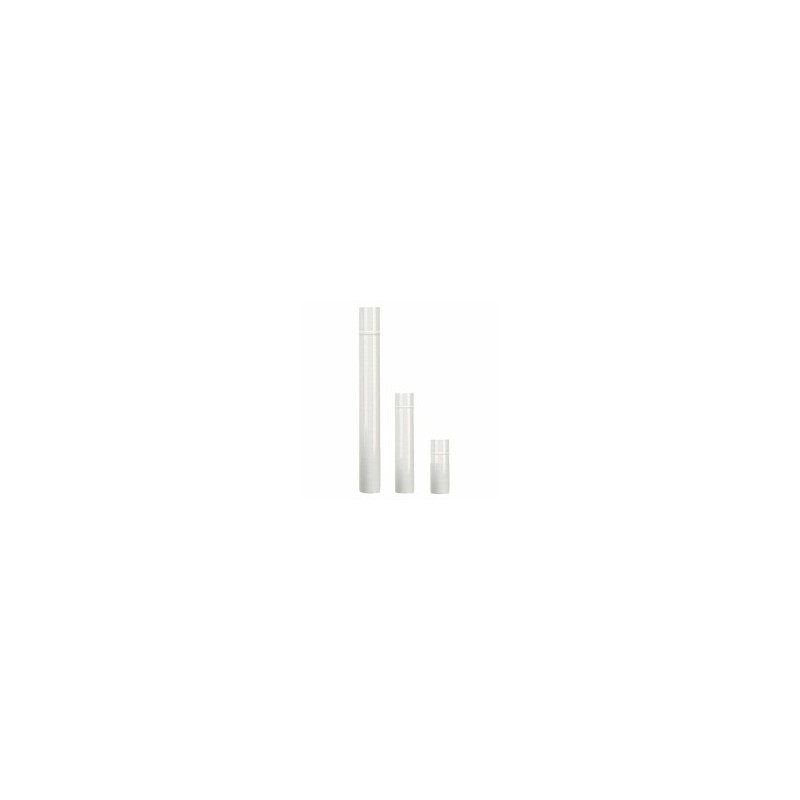 TUBO SMALTATO BIANCO cm 8x100 TUBO SMALTATO BIANCO cm 8x100