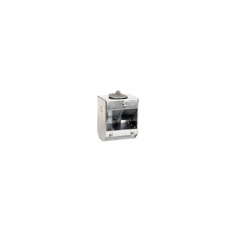 MANGIATOIA GABBIE CONIGLI DOPPIA cm 19x12,5 h 24 MANGIATOIA GABBIE CONIGLI DOPPIA cm 19x12,5 h 24
