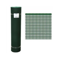 RETE TUTTAPLASTICA QUADRETTA 	h 100 m 50 verde