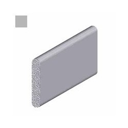 ALLUMINIO PIATTO PESO TENDE mm 30x4 h 200 argento