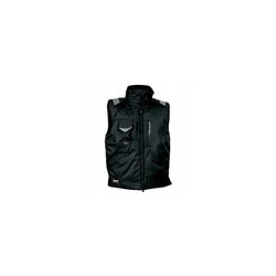 GILET POLIESTERE NAVY/NERO POLAR