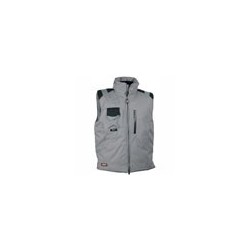 GILET POLIESTERE GRIGIO/NERO POLAR