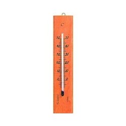 TERMOMETRO LEGNO RETTANGOLARE