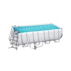 PISCINA STEEL RETTANGOLARE FILTRO 2E cm 488x244 h 122