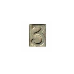 NUMERO CIVICO OTTONE 1 60x80 N1-680 SILMEC