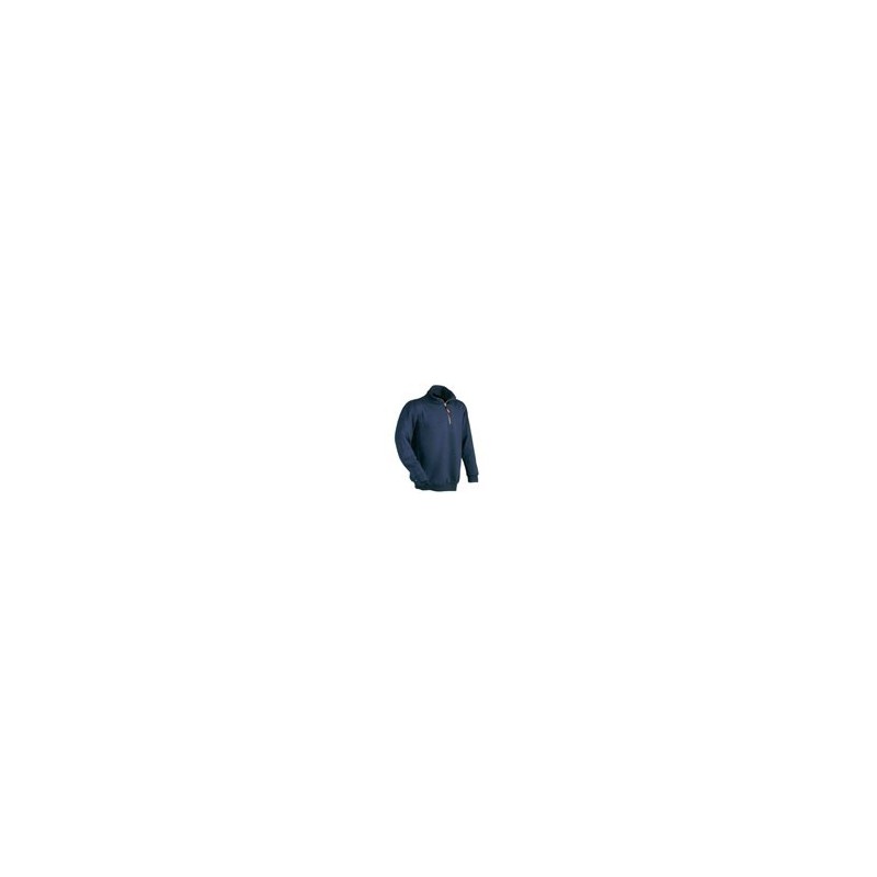 FELPA ZIP CORTA BLU XXL VERENA ISSA FELPA ZIP CORTA BLU XXL VERENA ISSA