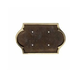 PLACCA PORTANUMERI OTTONE BONZATO P1 153x120