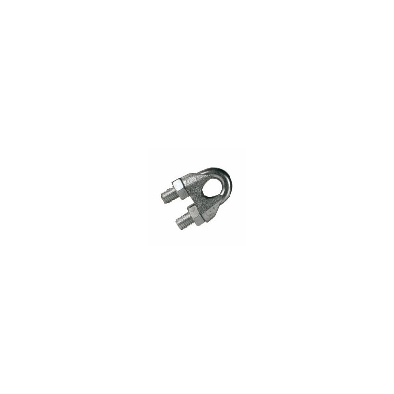 MORSETTO FUNE mm 10 ACC/GHISA ZN Pz.10 GEMAC MORSETTO FUNE mm 10 ACC/GHISA ZN Pz.10 GEMAC