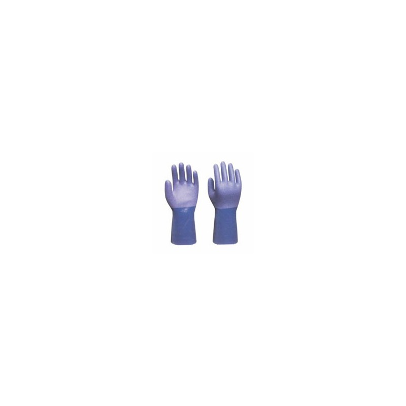 GUANTI NITRILE 720 MANICHETTA BLU 9 SHOWA GUANTI NITRILE 720 MANICHETTA BLU 9 SHOWA