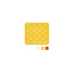 TAPPETO LAVELLO FORI TONDI GIALLO 29x26 SILGOM